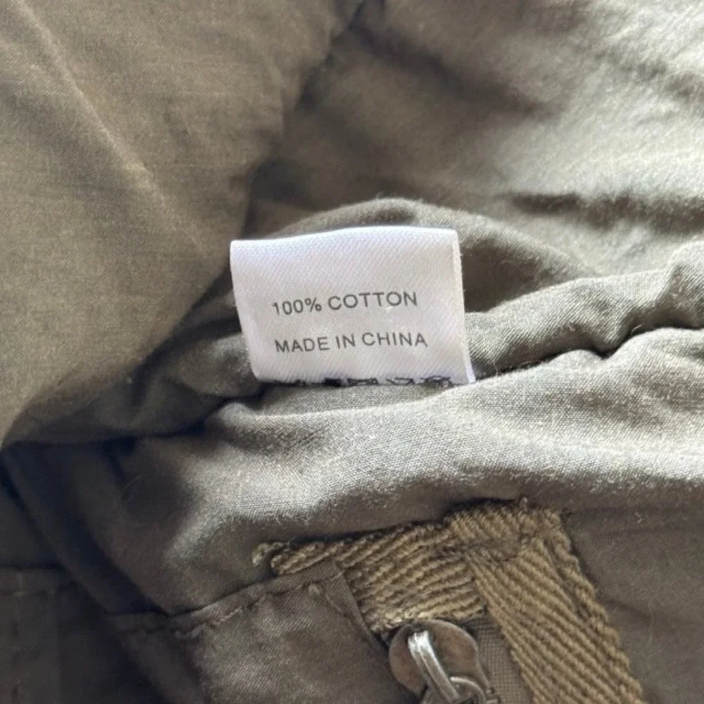 A. Kurtz Maplewood Courier Backpack leather Canvas Paratrooper Khaki Cotton Tan